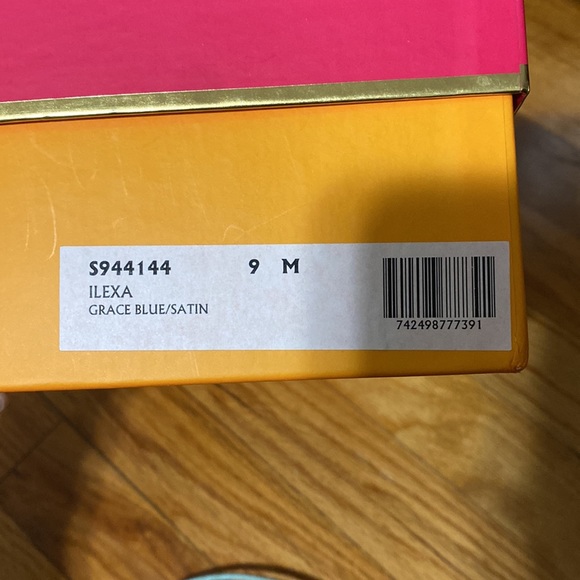 Kate Spade Turquoise Bow Heels Size 9 - Picture 4 of 4